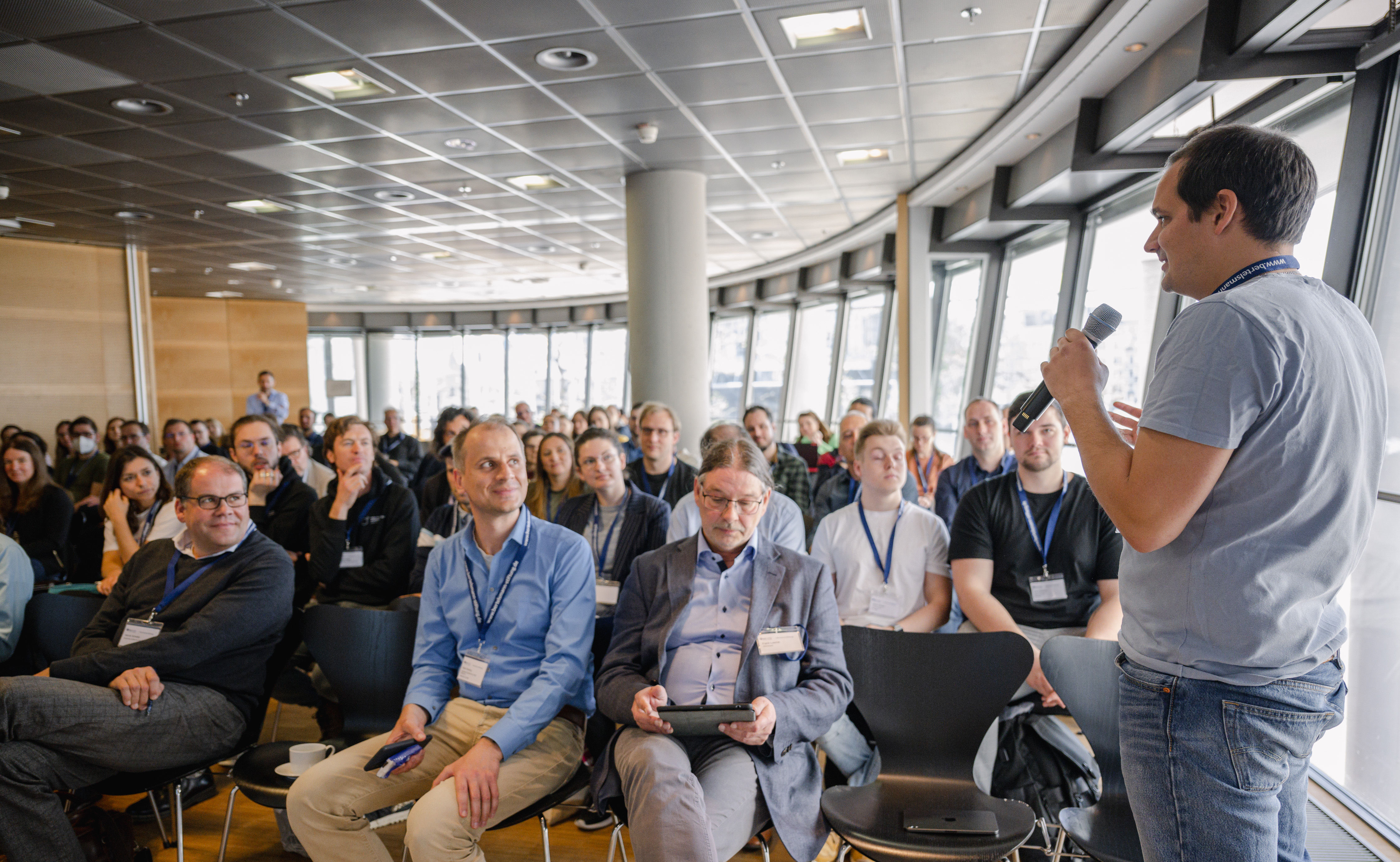 Teilnehmer beim Barcamp