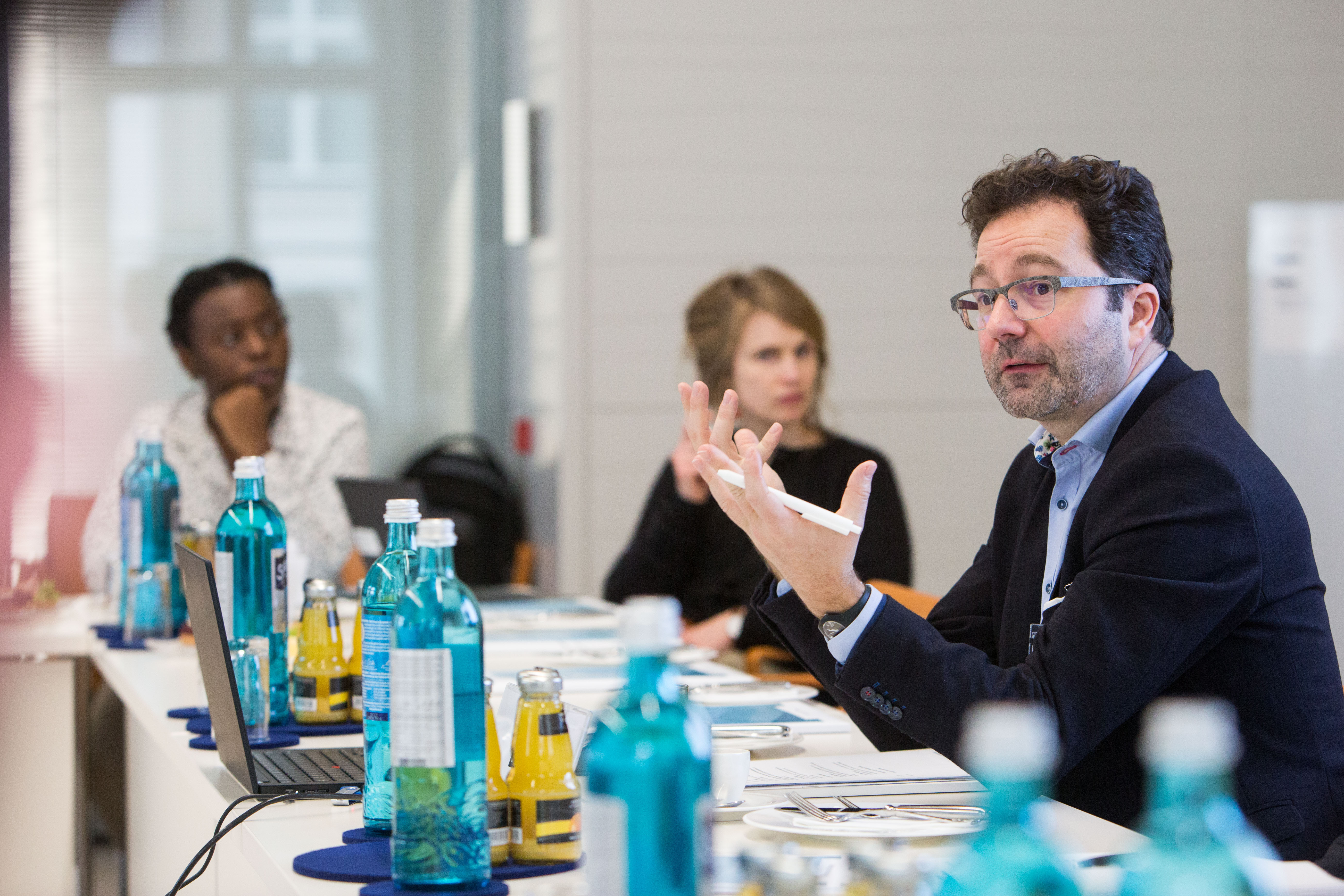 Dr. Thomas Liebig von der OECD in der Diskussion